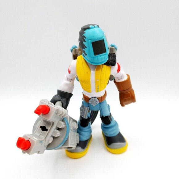 Fisher-Price Rescue Heroes Carlos Kitbash Cadet 5.5in Action Figure + Accesories - Picture 3 of 6